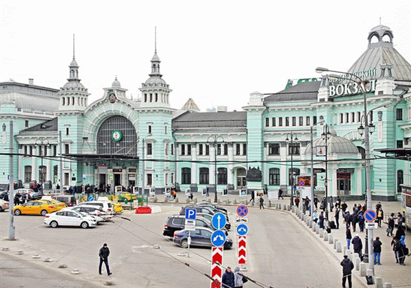 Белорусский вокзал.