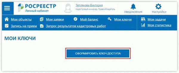 Заказ выписок из ЕГРН