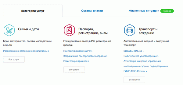 Государственные услуги Пензы для физических лиц