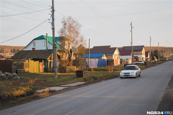 Узур больше похож на деревню, чем на город.