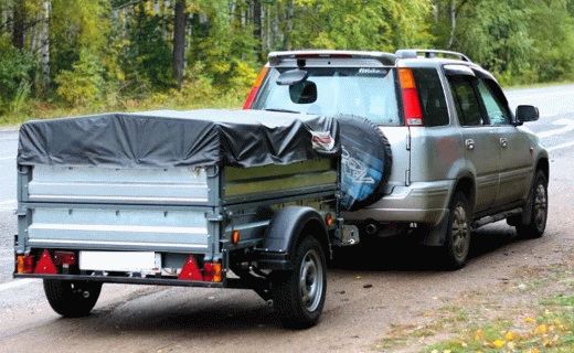 Легковые автомобили с прицепом