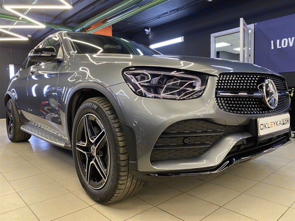 Защита кузова Mercedes GLC полиуретановой пленкой